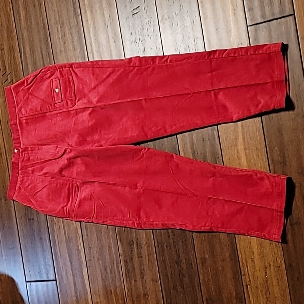 Blair red corduroy pants size 18PT